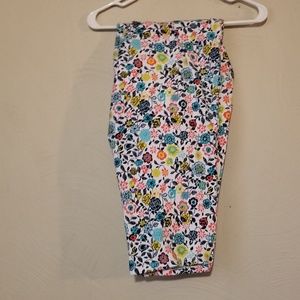 Pattered capri jeggings